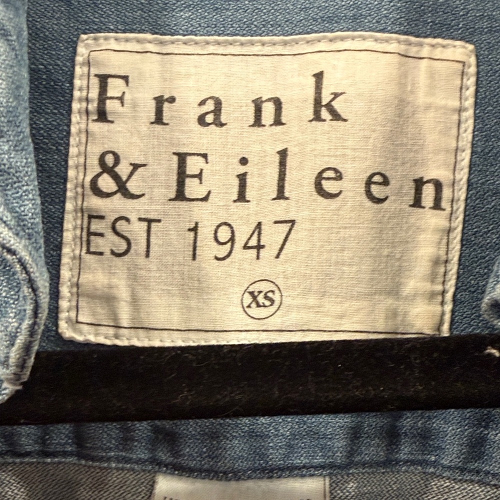 Frank & Eileen Denim Blue Long Sleeve Dress
